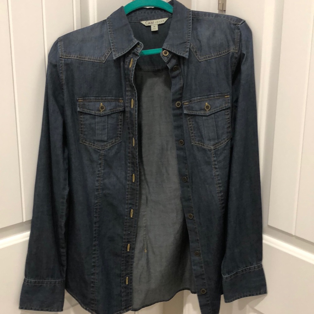 CABI JEAN SHIRT - JACKET